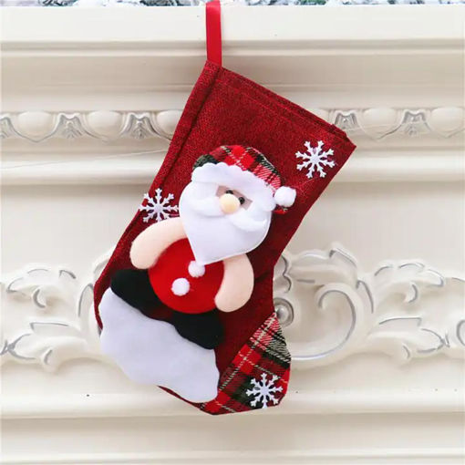 Picture of CHRISTMAS STOCKING SANTA CLAUS 22CM
